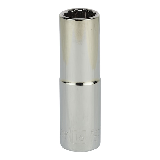 Dado/Cubo Largos Métrico 12 Pt. Enc. 1/2"- 16 mm