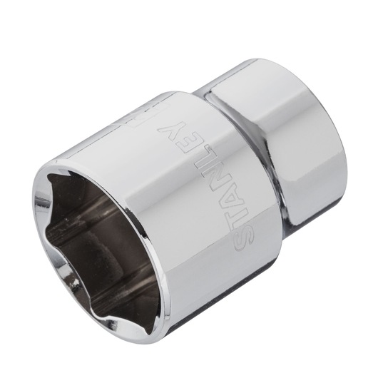 DRIVE SOCKET 1/2" 26mm STANLEY  white background ANGLE