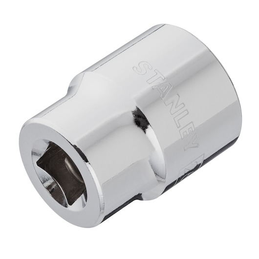 DRIVE SOCKET 1/2" 26mm STANLEY  white background ANGLE