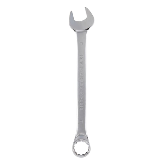 INDIVIDUAL COMBINATION WRENCH ON WHITE BACKGROUND FRONT LATERAL VIEW