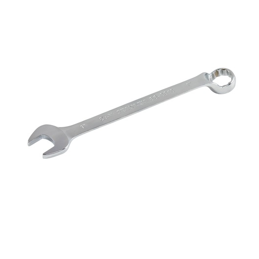 INDIVIDUAL COMBINATION WRENCH ON WHITE BACKGROUND FRONT VIEW