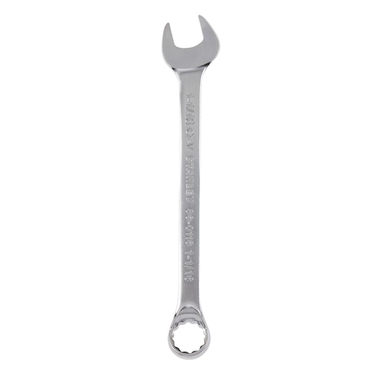 INDIVIDUAL COMBINATION WRENCH ON WHITE BACKGROUND FRONT LATERAL VIEW