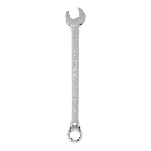 INDIVIDUAL COMBINATION WRENCH ON WHITE BACKGROUND FRONT LATERAL VIEW