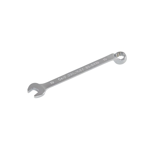 INDIVIDUAL COMBINATION WRENCH ON WHITE BACKGROUND FRONT VIEW