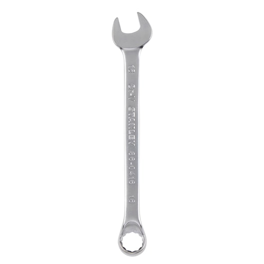 INDIVIDUAL COMBINATION WRENCH ON WHITE BACKGROUND FRONT LATERAL VIEW