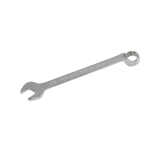 INDIVIDUAL COMBINATION WRENCH ON WHITE BACKGROUND FRONT LATERAL VIEW