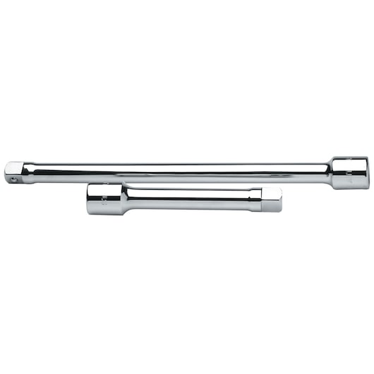 STANLEY 89-307 chrome extension bar set, photography of two bars on white background.