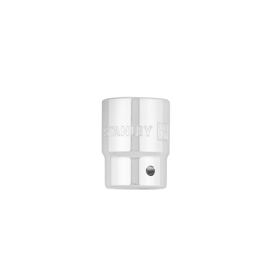 STANLEY 89-668 chrome socket, standard size, front angle product photography on white background.