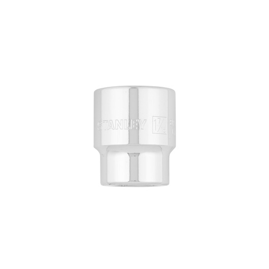 STANLEY 89-672 chrome socket, standard size, shown upright on white background, product front angle.