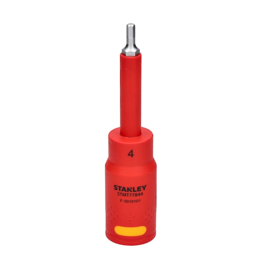 Cubo/Dado con Punta Hexagonal Mando 1/2" VDE 4mm x 120mm